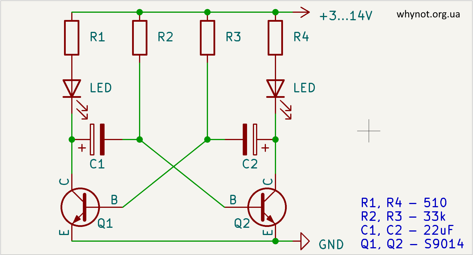 LED blinking circuit diagram LED_blinking_circuit_diagram