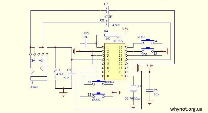 DIY_FM_Radio_GS1299_circuit